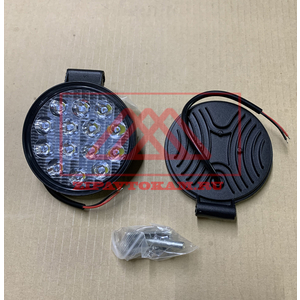 Перейти на страницу товара Фара светодиодная круглая, 14LED-42W, 115х30х125мм, GE-WR014S (SL30) 12/24V,