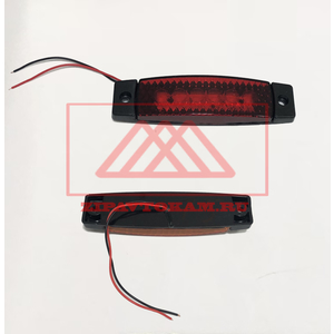 Перейти на страницу товара Фонарь габаритный LED 24V, красный (30x130мм, 6-светодиодов) ТУРЦИЯ NOKTA