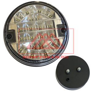 Фонарь задний круглый LED 24Вс (светодиодный белый) MARS TECH