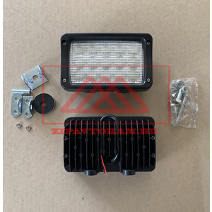 Фара светодиодная прямоугольная, 15LED-45W, 155х75х90мм, KS-WSQ215F OFF - Road, рассеиваемый свет, алюминиевый корпус (пылевлагозащищенный), 12/24V №64