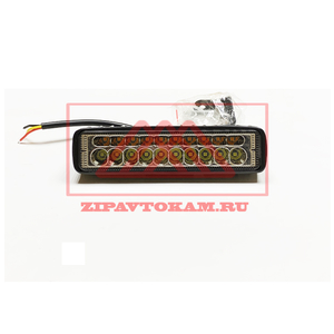 Перейти на страницу товара Фара светодиодная узкая, 18LED-54W, рабочего света, 10-60V (153х35мм) АТ15727