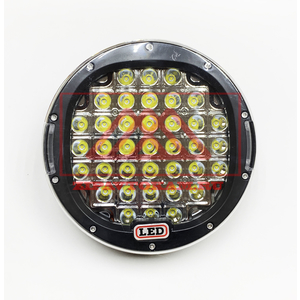 Фара светодиодная круглая, 37LED-185W, 12-80V (d=220мм) АТ15758