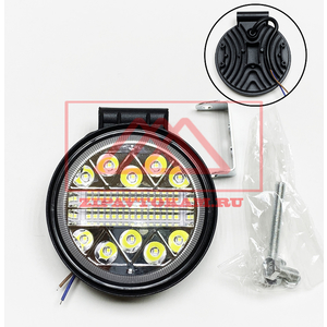 Перейти на страницу товара Фара светодиодная круглая, 40LED-120W, рабочего света, 12-80V, (d=115мм) АТ15792