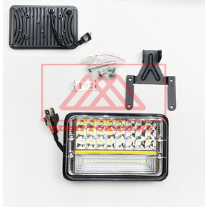 Фара светодиодная прямоугольная, 42LED-131W, рабочего света 12-80V, (168х110мм)