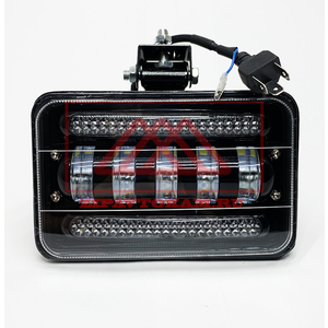 Перейти на страницу товара Фара светодиодная прямоугольная, 5LED-75W, 75S-REC-BLACK LED 2 режима работы + ДХО