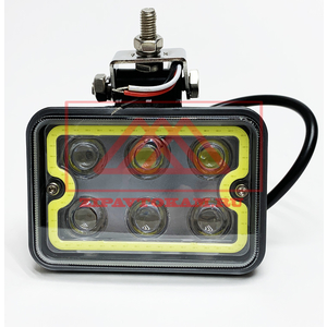 Перейти на страницу товара Фара светодиодная прямоугольная, 6LED-18W, 112*78*61мм, с ДХО, 2,9-40V, S3-4D DA-02367 S3-4D