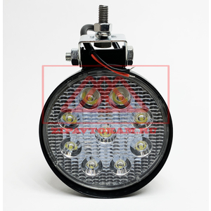 Перейти на страницу товара Фара светодиодная круглая, 9LED-27W, 128х114х36мм, 9-40V, Spot R-27W-E DA-02363