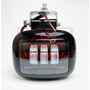 Перейти на страницу товара Фара светодиодная прямоугольная, 3LED-30W, 120х115х60мм, Spot White 10-30V, 907374, TM Nord YADA