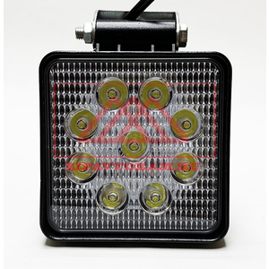 Перейти на страницу товара Фара светодиодная квадратная, 9LED-27W, доп-ная, направленный свет, (09.1882) АЕ-10