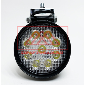Перейти на страницу товара Фара светодиодная круглая, 9LED-27W, SLIM, AAE27R-9LED-55PC, рассеиваемый свет, 09.1878, АЕ-21
