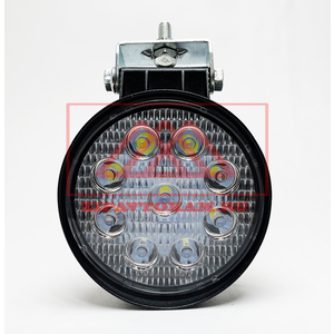 Перейти на страницу товара Фара светодиодная круглая, 9LED-27W, AE27R-9LED-42PC, рассеиваемый свет, 09.1876, АЕ-26