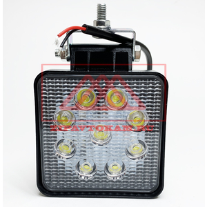Перейти на страницу товара Фара светодиодная квадратная, 9LED-27W, 10-30V ФС 02709QF-30 , рассеянного света,тонкий