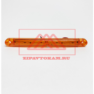 Фонарь габаритный 12-ти диодный 4368 LED (жёлтый) 12-24V L-180мм