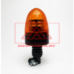 Маяк импульсный светодиодный МИ 08 автожелтый (LED) 3 режима, h224мм,диам.101х24мм /Сакура/[8]