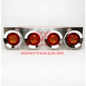 Фонарь задний светодиодный LED для грузовика, прицепа, фургона, автофургона, большегруза.(24V) 67х20х4см