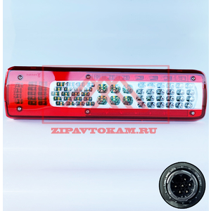 Фонарь задний VOLVO левый LED, SY-VL6012 L, OEM 82849894 L, 481.V3716 L