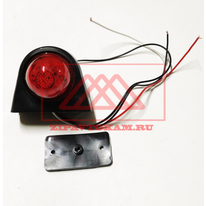 Фонарь габаритный и контурный крас/бел Е102 светодиодный (LED)