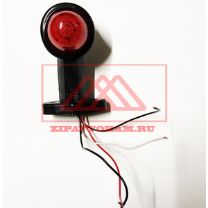 Фонарь габаритный и контурный крас/бел Е204 светодиодный (LED) 24V DA-00752
