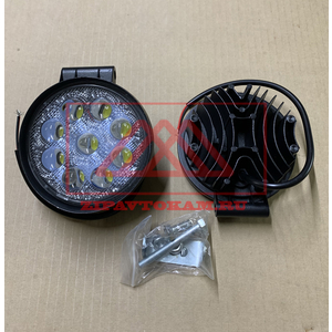 Перейти на страницу товара Фара светодиодная круглая, 9LED-27W ЛИНЗА, 115х55х130мм, направленный свет, алюминиевый корпус (пылевлагозащищенный) 12/24V
