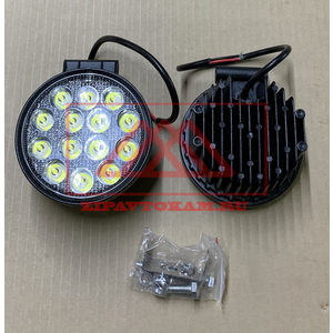 Перейти на страницу товара Фара светодиодная круглая, 14LED-42W, 115х70х125мм, направленный свет, алюминиевый корпус (пылевлагозащищенный) 12/24V