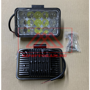 Перейти на страницу товара Фара светодиодная прямоугольная, 15LED-45W ЛИНЗА, 165х75х120мм, KS-WSQ315S-L
