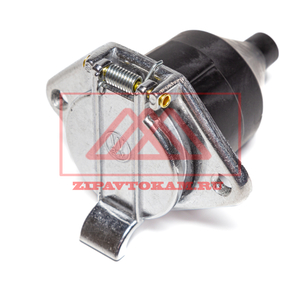 Розетка ПС 326, СНЦ 125, S-type, металл с крышкой,ПС326-100 AE ЕВРО (05.1476)