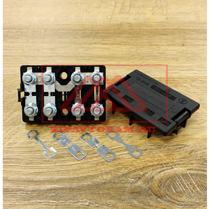 Блок предохранителей БПР-4.10 Ф5.3722.001-18, на ДВС CUMMINS 2.8 (вставки плавкие на 30А+40А+90А+125А) /ЗК/