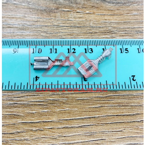 Контакт гнездовой серии 6,3 мм для провода сечением 1,25-2,50 мм с монтажным усом 1/02505-02/44 45.7373.8008 /Завод Копир/