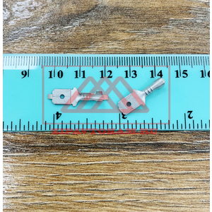 Контакт штыревой серии 6,3 мм для провода сечением 0,5-1,0 мм 1/02501-01/44 45.7373.8002 /Завод Копир/